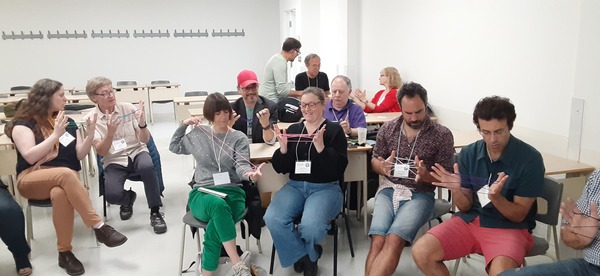 string figure workshop in progress