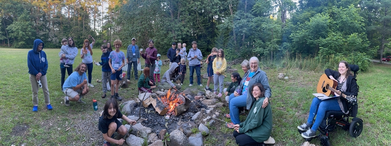 happy campers at neekaunis