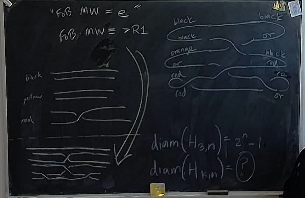 Doodle around Flock of Birds and Milky Way A photo of a whiteboard titled: Doodle around Flock of Birds and Milky Way