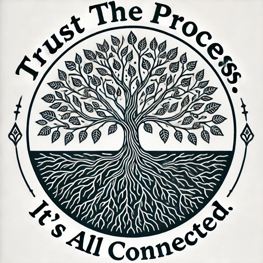 Trust the Process: It's all connected (white background)